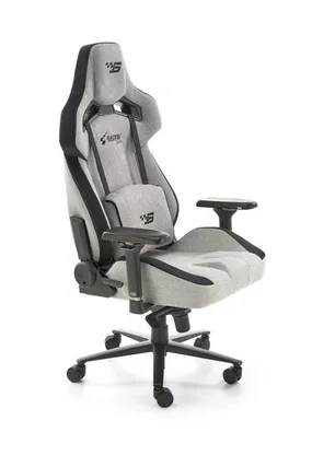 Кресло вращающееся HALMAR ALISTER, серый/черный фото