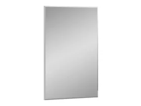 BRW Зеркало настенное BRW AZTECA TRIO 60х89 см, белый/глянцевый белый LUS/9/6-BI/BIP фото