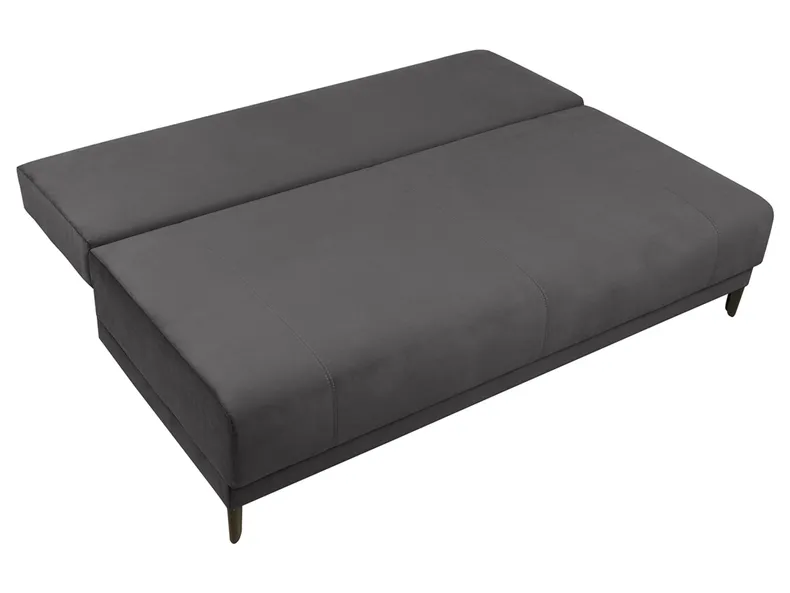 BRW Тримісний диван-ліжко Sentila з ящиком для зберігання велюровий сірий, Trinitykaro 15 Graphite/Trinity 15 Graphite SO3-SENTILA-LX_3DL-G3_BA31DF фото №6