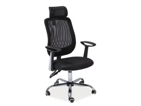 Поворотний стілець SIGNAL Q-118, чорний фото