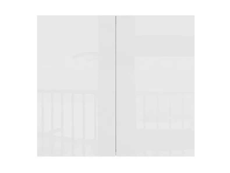 BRW Верхний кухонный гарнитур Tapo Special 80 см со сливом двухдверный белый экрю, альпийский белый/экрю белый FK_GC_80/72_L/P-BAL/BIEC фото №1