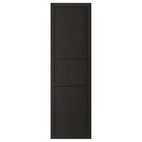 IKEA LERHYTTAN ЛЕРХЮТТАН, дверцята, чорна морилка, 60x200 см 003.560.62 фото