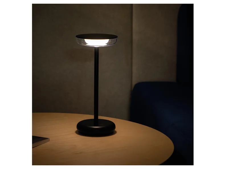 BRW Настільна світлодіодна лампа з диммером чорного кольору 092947 фото №2