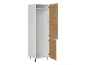 BRW Sole 60 см правосторонний кухонный шкаф для установки холодильника дуб арлингтон, альпийский белый/арлингтонский дуб FH_DL_60/207_P/P-BAL/DAANO фото thumb №3