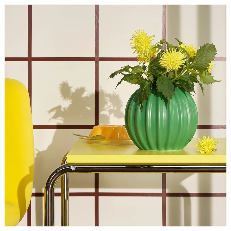 IKEA SKOGSTUNDRA СКОГСТУНДРА, ваза, зеленый, 15 см 205.556.02 фото №2