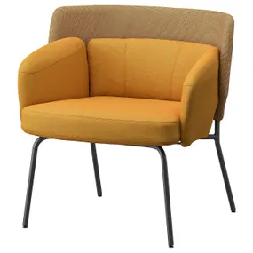 IKEA BINGSTA БІНГСТА, крісло, Віссле темно-жовтий/Кабуса темно-жовтий 404.556.49 фото