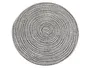 BRW тканий килимок для столу чорно-білий 091329 фото