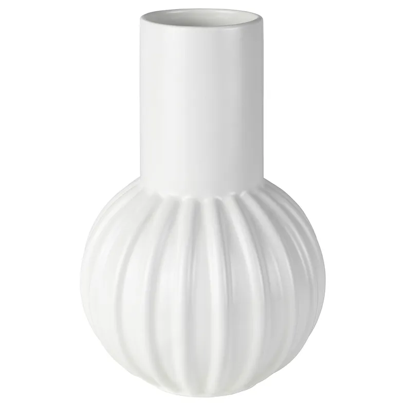 IKEA SKOGSTUNDRA СКОГСТУНДРА, ваза, білий, 27 см 005.662.63 фото №1