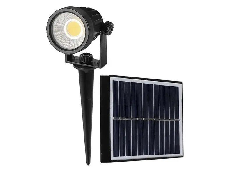 BRW VT-952 Світлодіодний садовий світильник з наземним приводом у пластиковому корпусі чорного кольору 093641 фото №4