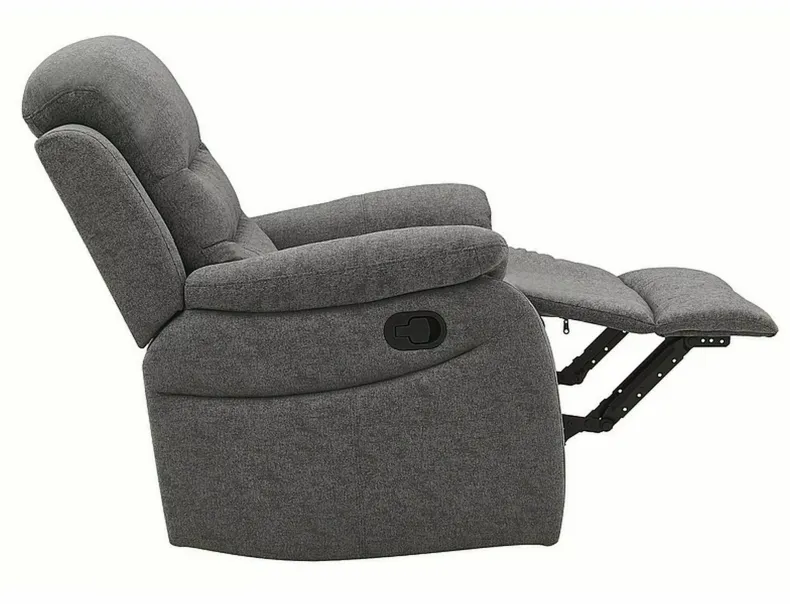 Кресло мягкое раскладное SIGNAL NERON, ткань: серый фото №4