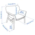 IKEA VEDBO ВЕДБУ, крісло, Гарматний світло-зелений 205.522.22 фото thumb №8