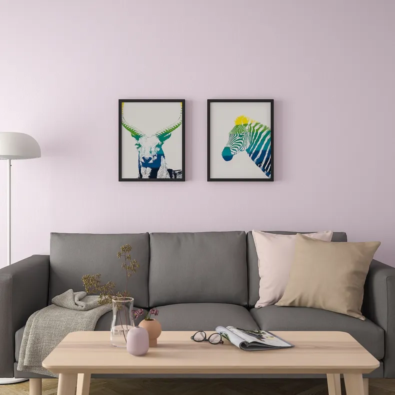 IKEA BILD БИЛЬД, постер, Животные в спектре, 40x50 см 304.469.24 фото №2