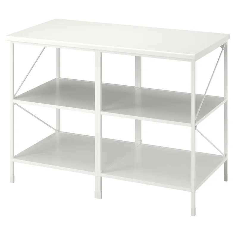 IKEA ENHET ЭНХЕТ, стол разделочный, белый, 123x63.5x91 см 693.315.16 фото №1