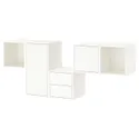 IKEA EKET ЭКЕТ, комбинация настенных шкафов, белый, 175x35x70 см 593.293.97 фото thumb №1