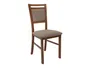 BRW Мягкое кресло Patras коричневого цвета, инари 23 коричневый/шипастый дуб TXK_PATRAS-TX100-1-TK_INARI_23_BROWN фото