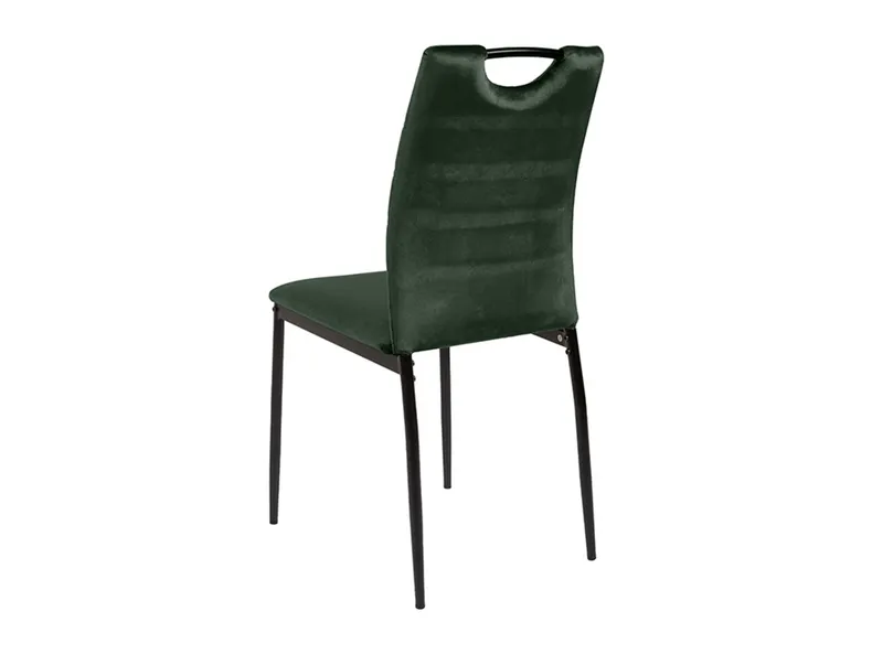 BRW Кресло с велюровой обивкой Bex с ручкой темно-зеленое, темно-зеленый/черный DUBLIN_DARK_GREEN_19 фото №4