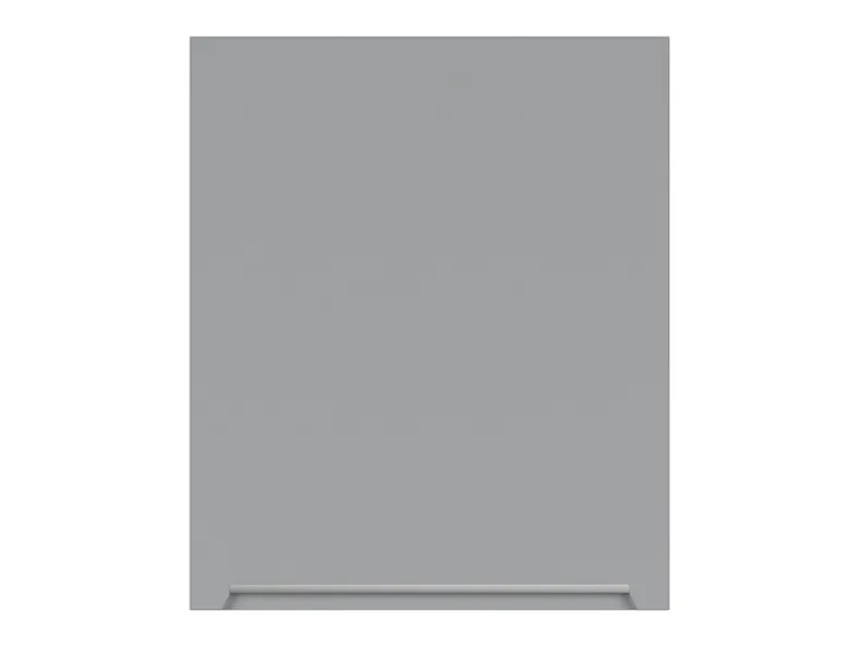 BRW Верхний кухонный шкаф Iris 60 см со сливом слева ferro, гренола серый/ферро FB_GC_60/72_L-SZG/FER фото №1