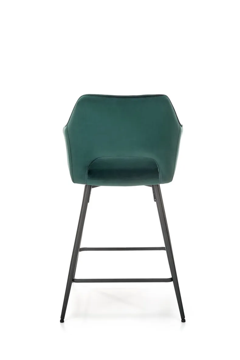 Барний стілець HALMAR H107 хокер темно-зелений фото №2