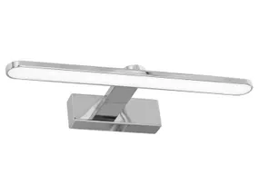 BRW Настінний світлодіодний металевий світильник для ванної кімнати Splash сріблястий 086738 фото