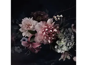 Картина на склі SIGNAL FLOWERS III 80х80 см фото