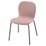 IKEA KARLPETTER КАРЛПЕТТЕР, стул, Светло-розовый / светло-черный 994.814.63 фото
