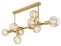 BRW 8-позиционный потолочный светильник Astrid в стальном золотом цвете 086100 фото thumb №1