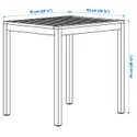 IKEA NÄMMARÖ НЕММАРЕ / ENSHOLM ЕНСХОЛЬМ, стіл+2 стільці, вуличний світло-коричнева морилка/зелений, 75 см 595.447.40 фото thumb №2