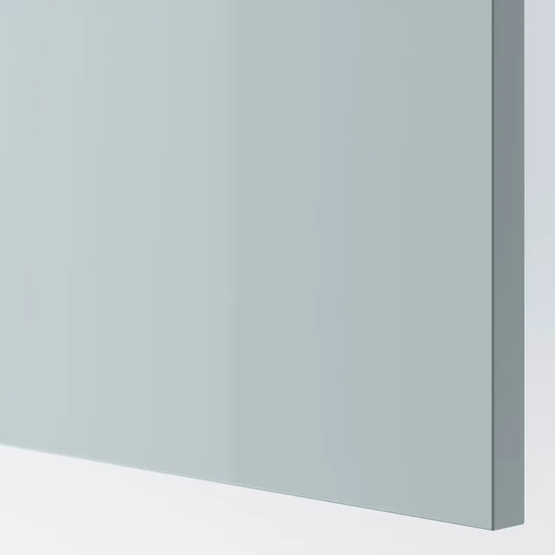 IKEA KALLARP КАЛЛАРП, дверцята, глянцевий світло-сіро-блакитний, 60x40 см 005.201.52 фото №4