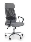 Крісло комп'ютерне офісне обертове HALMAR ZOOM тканина сіра фото thumb №1