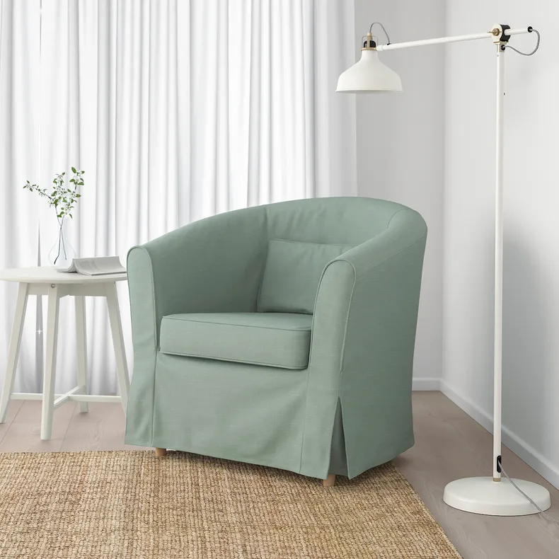 IKEA TULLSTA ТУЛЛЬСТА, крісло, НОРДВАЛЛА світло-зелений 392.727.16 фото №2