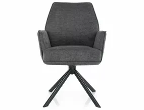 Кухонный стул SIGNAL Hugo Brego, темно-серый фото