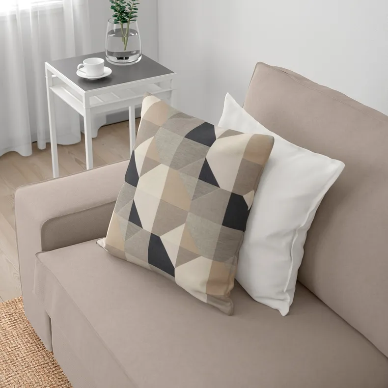 IKEA KIVIK КИВИК, 6-местный п-образный диван, Талмира бежевый 895.277.20 фото №3