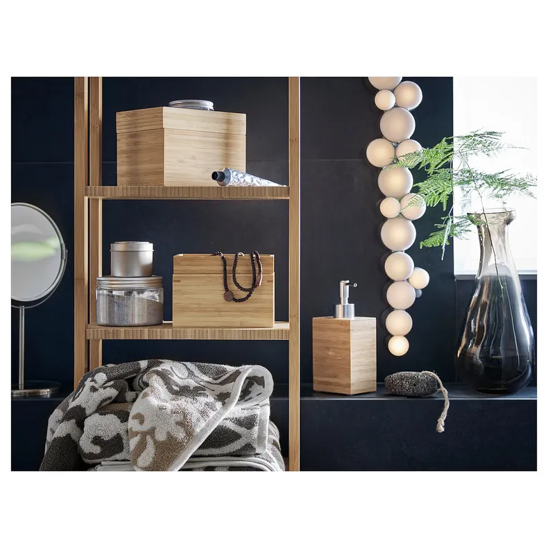 IKEA DRAGAN ДРАГАН, дозатор для жидкого мыла, бамбук 902.714.93 фото №3