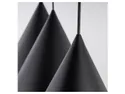 BRW Підвісний світильник Cono Black 3-точковий 160 см метал чорний 095075 фото thumb №2