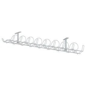 IKEA SIGNUM СІГНУМ, канал для кабелю горизонтальний, сріблястий, 70 см 302.002.53 фото