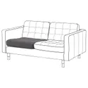 IKEA LANDSKRONA ЛАНДСКРУНА, подуш д/сидін для 2-місного дивана, Запасна частина гарматного/темно-сірого кольору 004.992.21 фото thumb №1