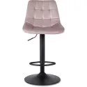 Барний стілець оксамитовий MEBEL ELITE ARCOS 2 Velvet, рожевий фото thumb №7