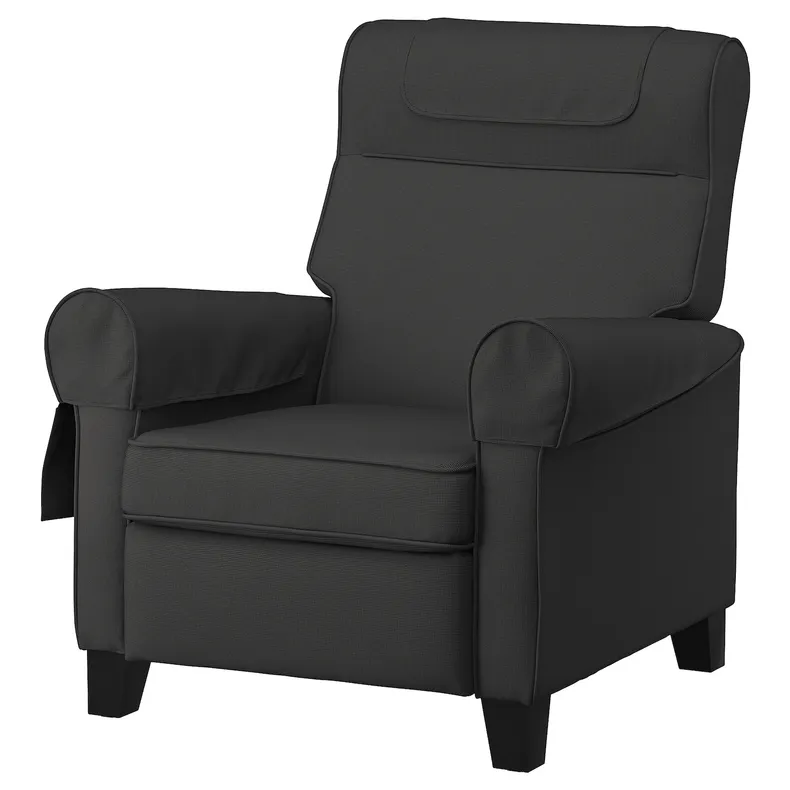 IKEA MUREN МУРЕН, крісло розкладне, РЕММАРН темно-сірий 104.385.57 фото №1