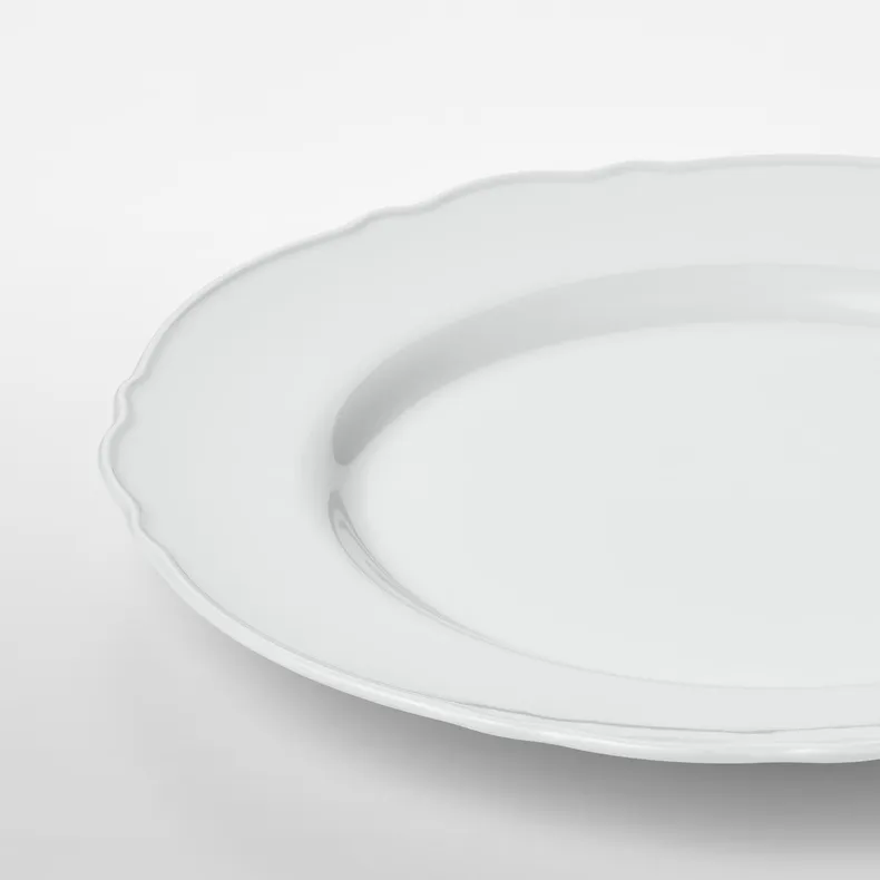 IKEA UPPLAGA УППЛАГА, тарелка десертная, белый, 22 см 704.247.03 фото №5