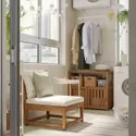 IKEA NÄMMARÖ НЭММАРЁ, садовое легкое кресло, пятно светло-коричневое / куддарна бежевый 994.911.98 фото thumb №2