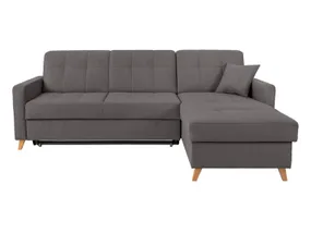 BRW Универсальный угловой диван-кровать Ларс с ящиком для хранения серый, Castel 93 Grey NA-LARS-2F.URCBK-G2_BA4365 фото