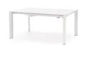 Обідній стіл розкладний HALMAR STANFORD 130-210x80 см білий фото thumb №4