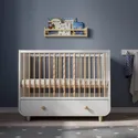 IKEA MYLLRA МЮЛЛЬРА, дитяче ліжко з шухлядами, білий, 60x120 см 904.835.84 фото thumb №8