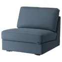 IKEA KIVIK КІВІК, чохол 1-місного дивана-ліжка, Синій. 605.399.26 фото thumb №1