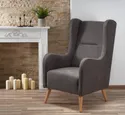 Мягкое кресло HALMAR CHESTER, серый фото thumb №2