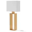 IKEA STILTJE СТИЛТЬЕ, лампа настольная, кремовый / латунный цвет 103.999.09 фото thumb №1