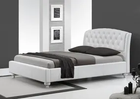 Ліжко двоспальне HALMAR SOFIA 160x200 см біле фото
