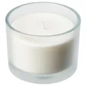 IKEA ADLAD АДЛАД, ароматическая свеча в стакане, Скандинавские породы дерева / белый, 50 часов. 405.021.46 фото thumb №1