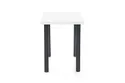 Кухонний стіл HALMAR MODEX 2 90x60 см колір стільниці - білий, ніжки - чорні фото thumb №2