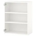 IKEA ENHET ЭНХЕТ, навесной шкаф с 2 полками, белый, 60x30x75 см 504.404.12 фото thumb №1